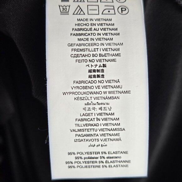 MICHAEL Michael Kors Size Small Black Shift Dress Chain Tassel Split V-neck - Picture 9 of 11